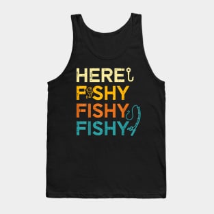 Retro Fish Lover Tank Top